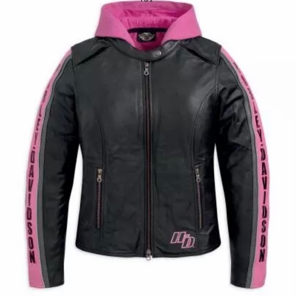 Harley Davidson3in1 Black Leather jacket Medium